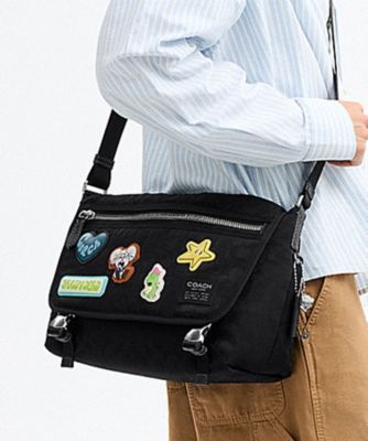 クリップ オン ポーチ・シグネチャー キャンバス | COACH/コーチ
